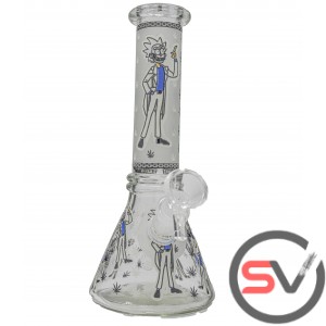 RICK AND MORTY MAD SCIENTIST MINI BEAKER 8inch (GLOW IN DARK)